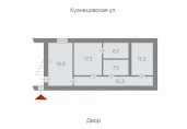 Помещение 80 кв.м на Кузнецовской ул.